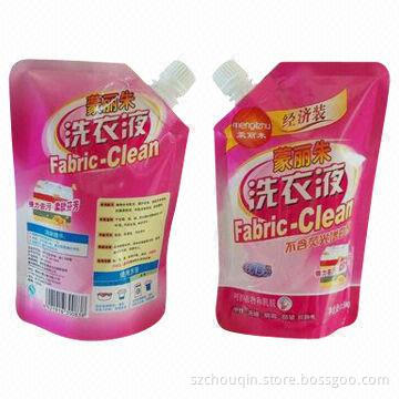 Spout Pouches for Detergent, Different Volume and Shapes, Stand up and High-puncture Resistance